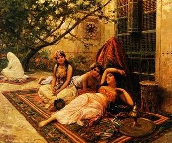 unknow artist Arab or Arabic people and life. Orientalism oil paintings  236 oil painting image